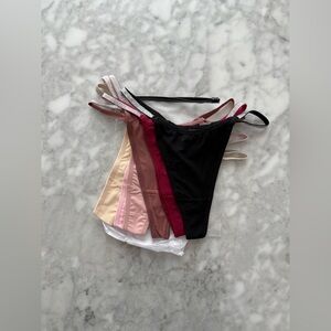 Set of 7 Multicolor Thongs XS (unworn!)